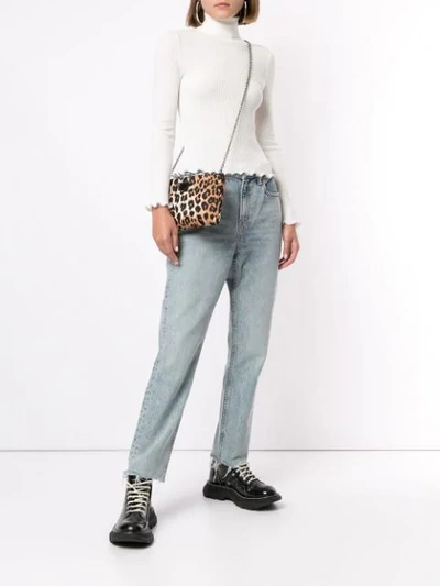 Shop Alexander Wang Bead Trim Sweater In White