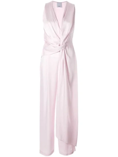 Shop Acler Doheny Jumpsuit In Pink