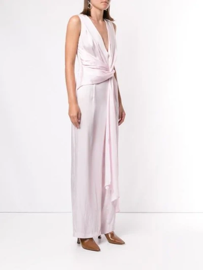 Shop Acler Doheny Jumpsuit In Pink