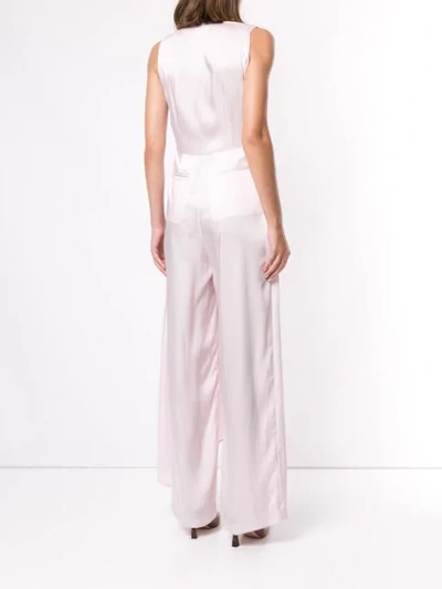 Shop Acler Doheny Jumpsuit In Pink