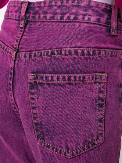 Shop Matthew Adams Dolan High-rise Flared Jeans In Pink