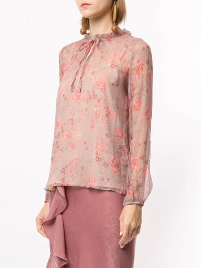 We Are Kindred Lorelai Floral-print Blouse In Pink