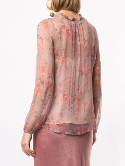 We Are Kindred Lorelai Floral-print Blouse In Pink