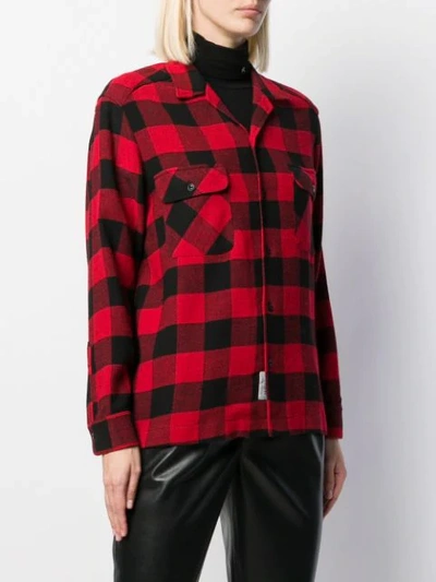 Shop Woolrich Check Long-sleeve Shirt In Red