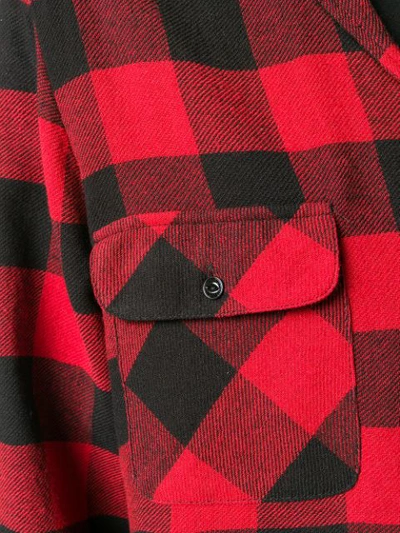 Shop Woolrich Check Long-sleeve Shirt In Red