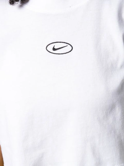 Shop Nike Embroidered Logo T In White