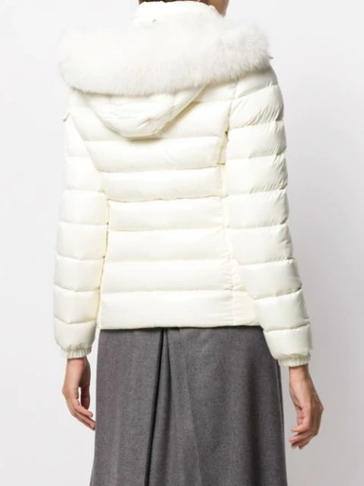 Shop Moncler Padded Down Jacket In White