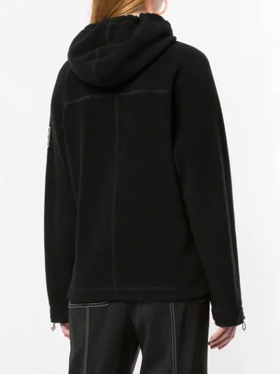 Pre-owned Chanel Sports Line Logo Hoodie In Black
