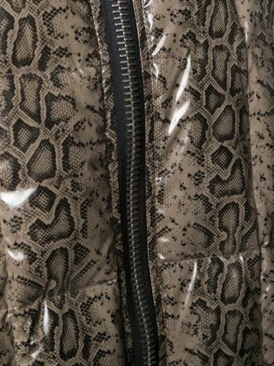 Ienki Ienki Metallic Quilted Shell Hooded Down Coat In Brown