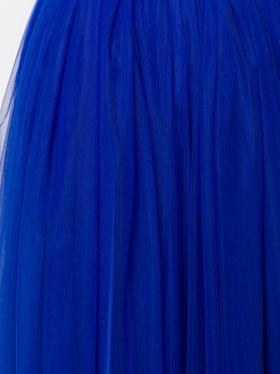 Shop Dolce & Gabbana Circle Tulle Skirt In Blue