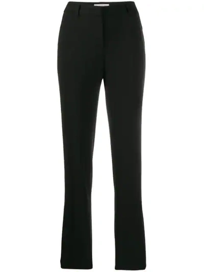 Shop Alberto Biani Slim-fit Trousers In Black