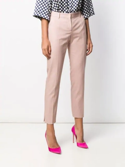 Shop Dolce & Gabbana High Waisted Trousers - Pink