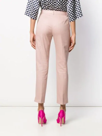 Shop Dolce & Gabbana High Waisted Trousers - Pink