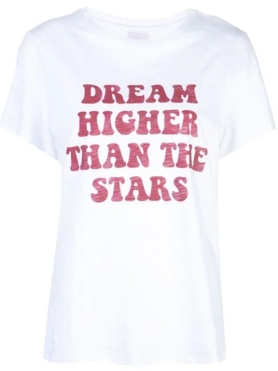 Shop Cinq À Sept Dream Higher Than The Stars T-shirt In White