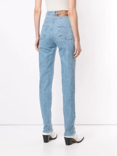 Shop Kseniaschnaider High-waist Mom Jeans In Blue