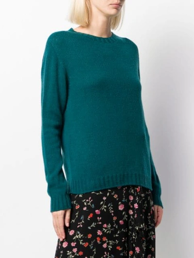 Shop Aragona Knitted Jumper In 144 Ardesia