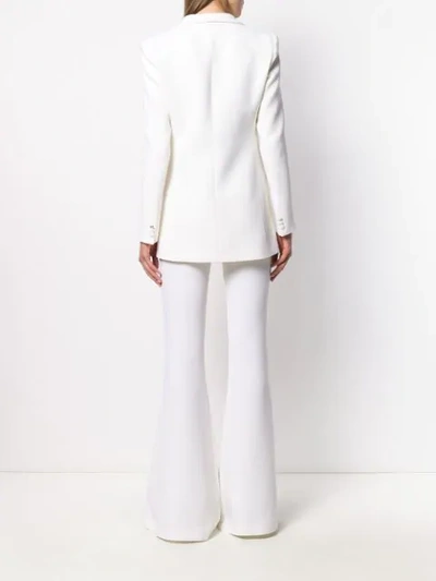 Shop Hebe Studio Two Piece Tailored Suit In White