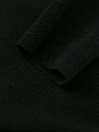 Shop Fendi Mesh Sleeve Jumper In F0gme Black