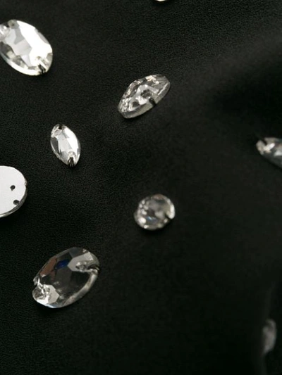 Shop Christopher Kane Crystal-embellished Trousers In Black