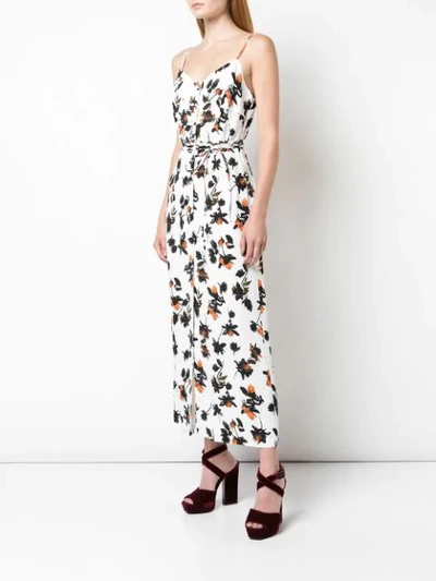 Shop Derek Lam Floral Maxi Dress In White