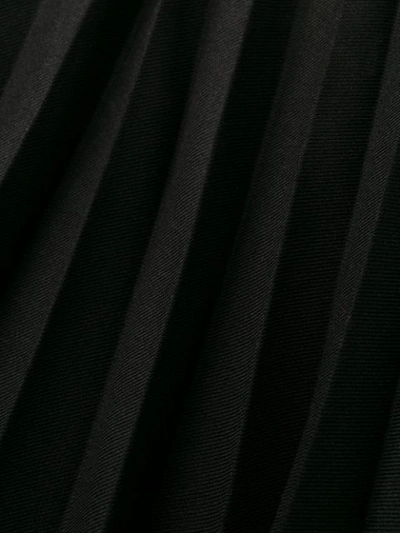 Shop Atu Body Couture Tiered Flared Dress In Black