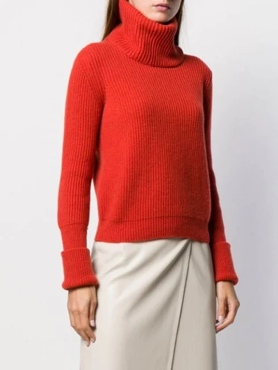 Shop Alyki Roll Neck Jumper In 22066 Red