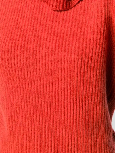 Shop Alyki Roll Neck Jumper In 22066 Red