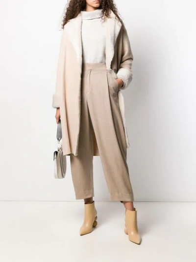 PANELLED OVERSIZED COAT