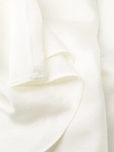 Shop Antonelli V-neck Silk Top In White