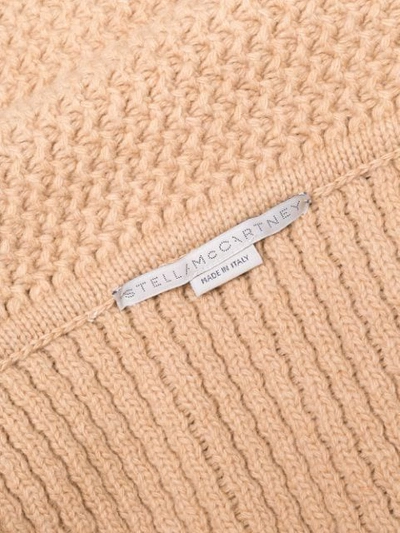 Shop Stella Mccartney Oversized Chunky Knit Cardi-coat In 2600 - Sand