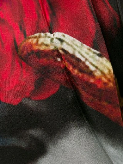Valentino X Undercover Print Pleated Skirt In Black