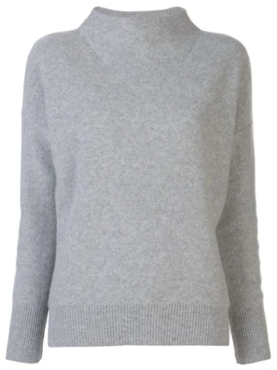 Shop Vince Cashmere Mock-neck Jumper In 067mhg