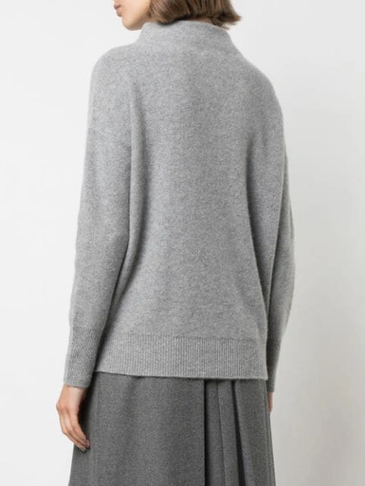 Shop Vince Cashmere Mock-neck Jumper In 067mhg