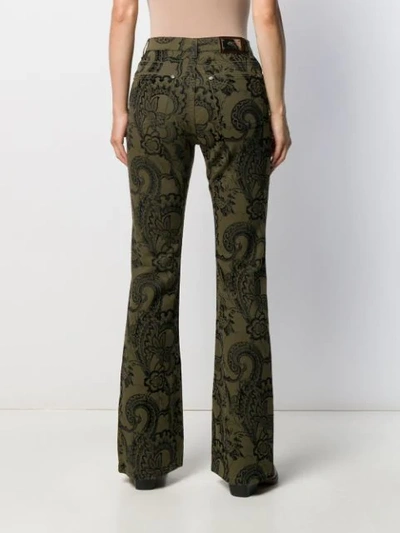 Shop Etro Jeans Mit Paisley-print In 500 Green