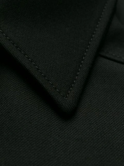 Shop Courrèges Plain Oversized Shirt In Black