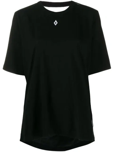 Shop Marcelo Burlon County Of Milan Deep V Back T-shirt - Black
