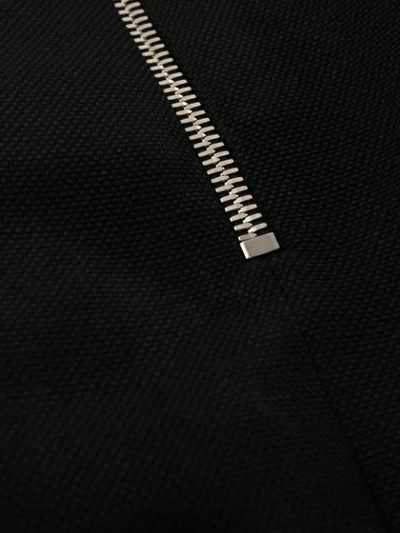 Shop Balmain Button Detail High Waisted Skirt In Black