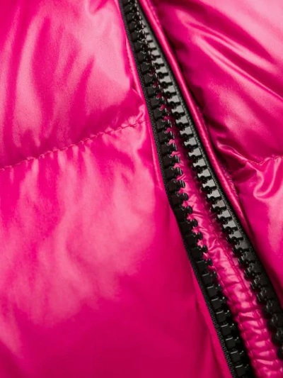 Shop Woolrich Hooded Puffer Jacket In Pink