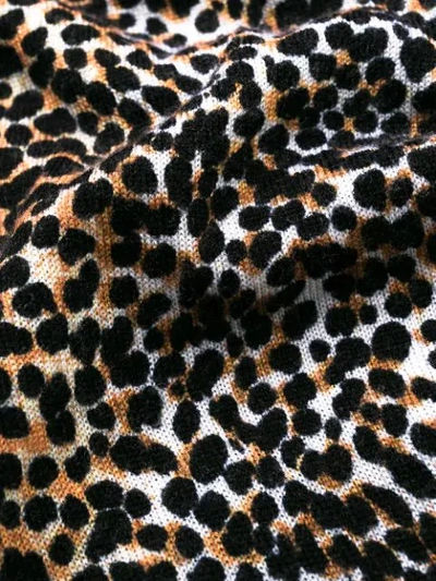 Shop Equipment Leopard Print Wool Jumper In Black