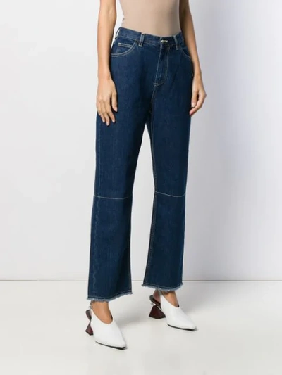 Shop L'autre Chose Loose Straight-leg Jeans In Blue