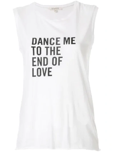 Shop Nili Lotan Dance Print Tank Top In White