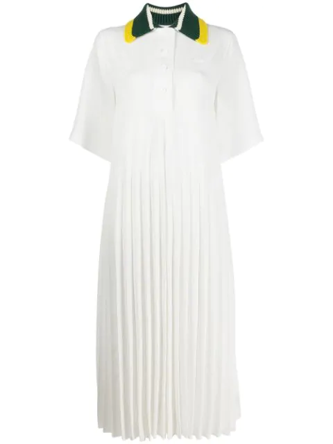 white lacoste dress