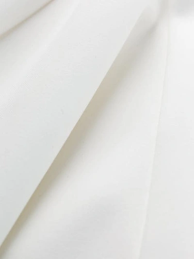 OFF-WHITE 高腰褶饰半身裙 - 白色