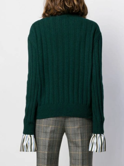 Shop Jejia Turtle Neck Jumper In Green