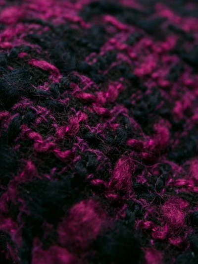 Shop Andamane Bertha Tweed Mini Skirt In Purple