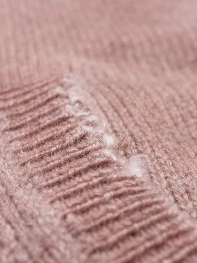 Shop Zadig & Voltaire Hooded Knit Jumper In Pink