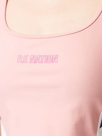 Shop P.e Nation Flex It Tank Top In Pink