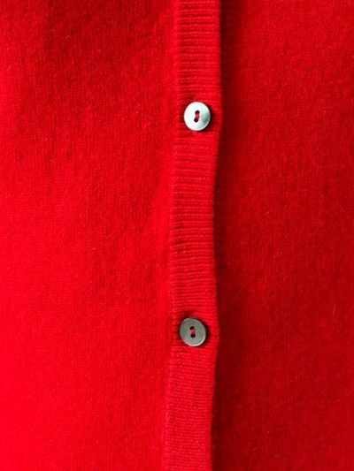 Shop N•peal V-neck Cardigan In Red