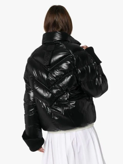 Shop Moncler Yalou Puffer Jacket In Black