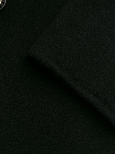 Shop Yves Salomon Cashmere Egg-shape Coat In Black